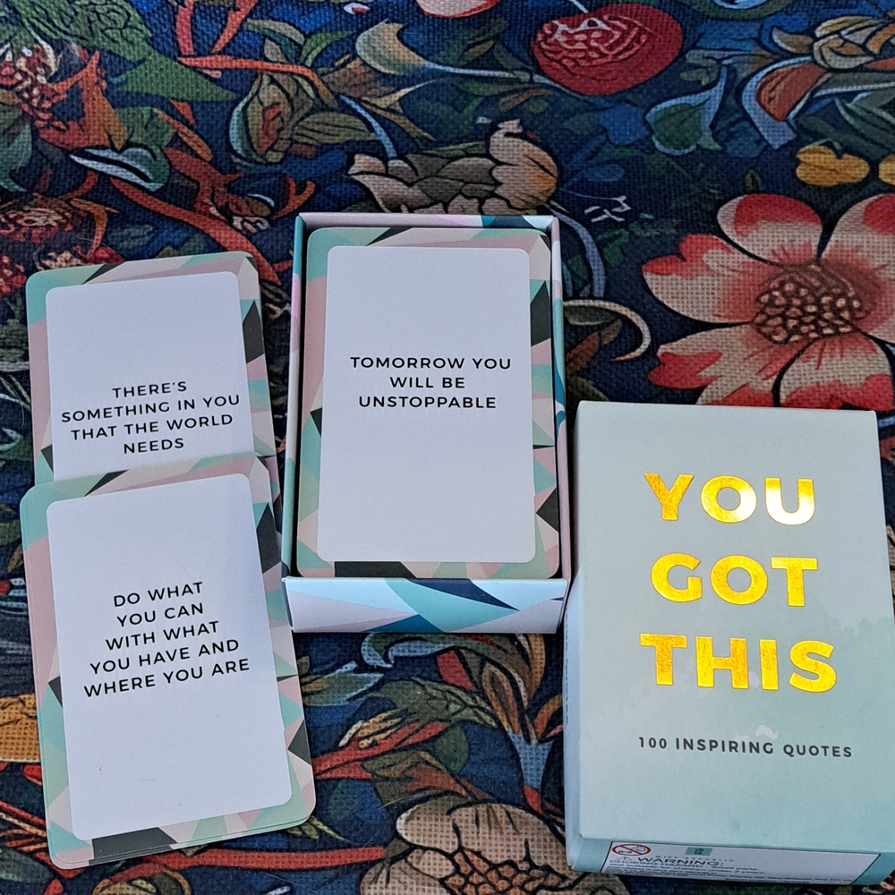 🎉$5 Add on🎉You Got This Motivational Quote Card Deck - Light Mint